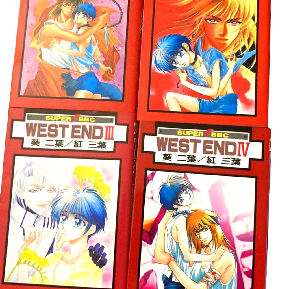 Japanese Manga kizuna west end vintage visual novels lot of 10